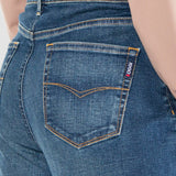 Jeans Amplio Azul para Mujer - Wide Leg