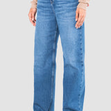 Jeans Amplio Azul Claro para Mujer - Wide Leg