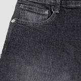 Jeans Amplio Negro para Mujer - Wide Leg