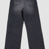 Jeans Amplio Negro para Mujer - Wide Leg