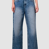 Jeans Amplio Azul Claro para Mujer - Wide Leg