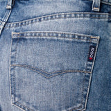 Jeans Amplio Azul Claro para Mujer - Wide Leg