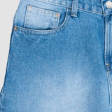 Jeans Amplio Azul Claro para Mujer - Wide Leg