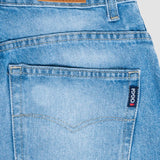 Jeans Amplio Azul Claro para Mujer - Wide Leg