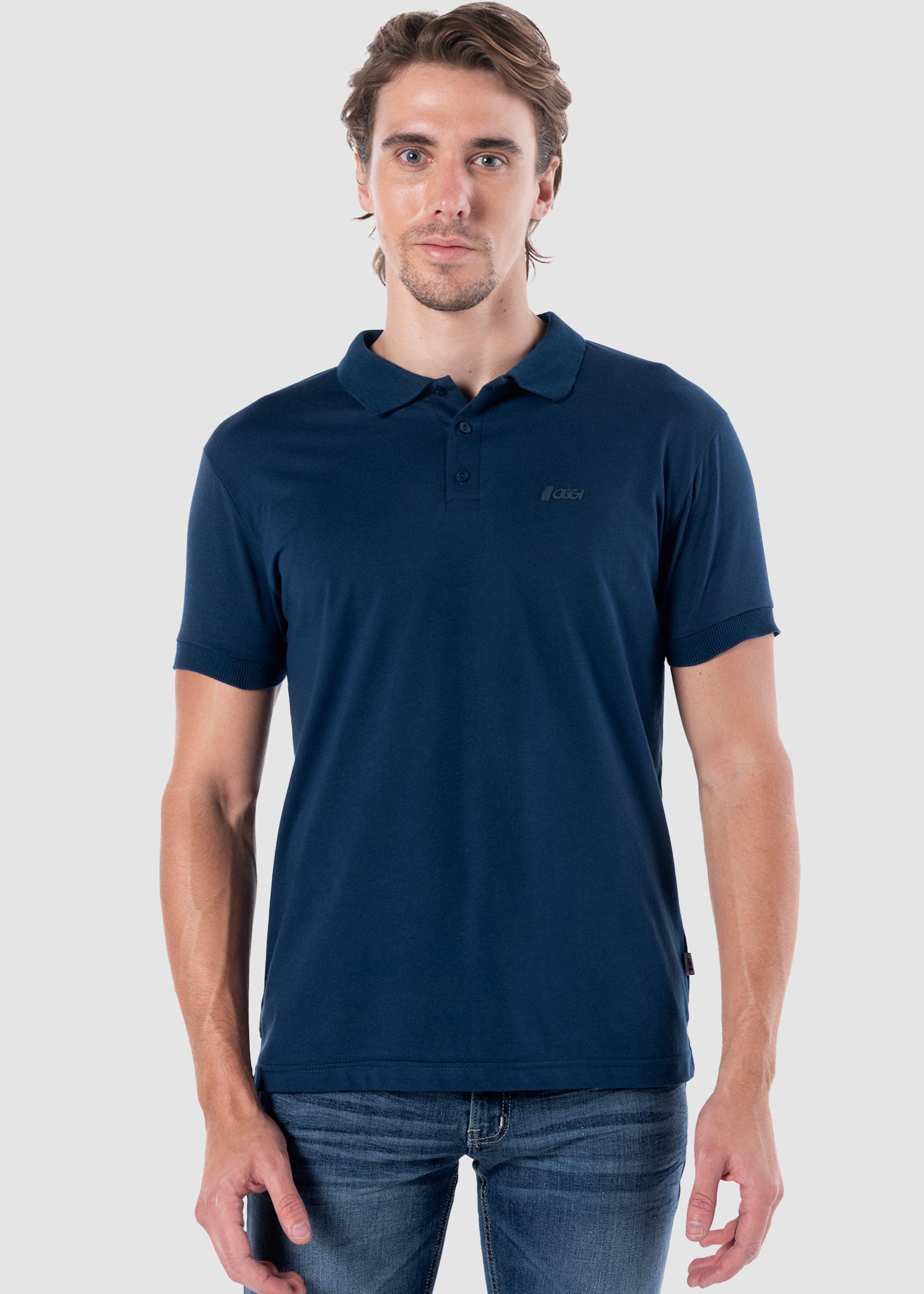 Playera Polo Básica Hombre Manga Corta Slim Oggi