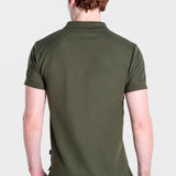 Playera Regular Olivo para Hombre - Polo