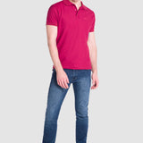 Playera Regular Vino para Hombre - Polo