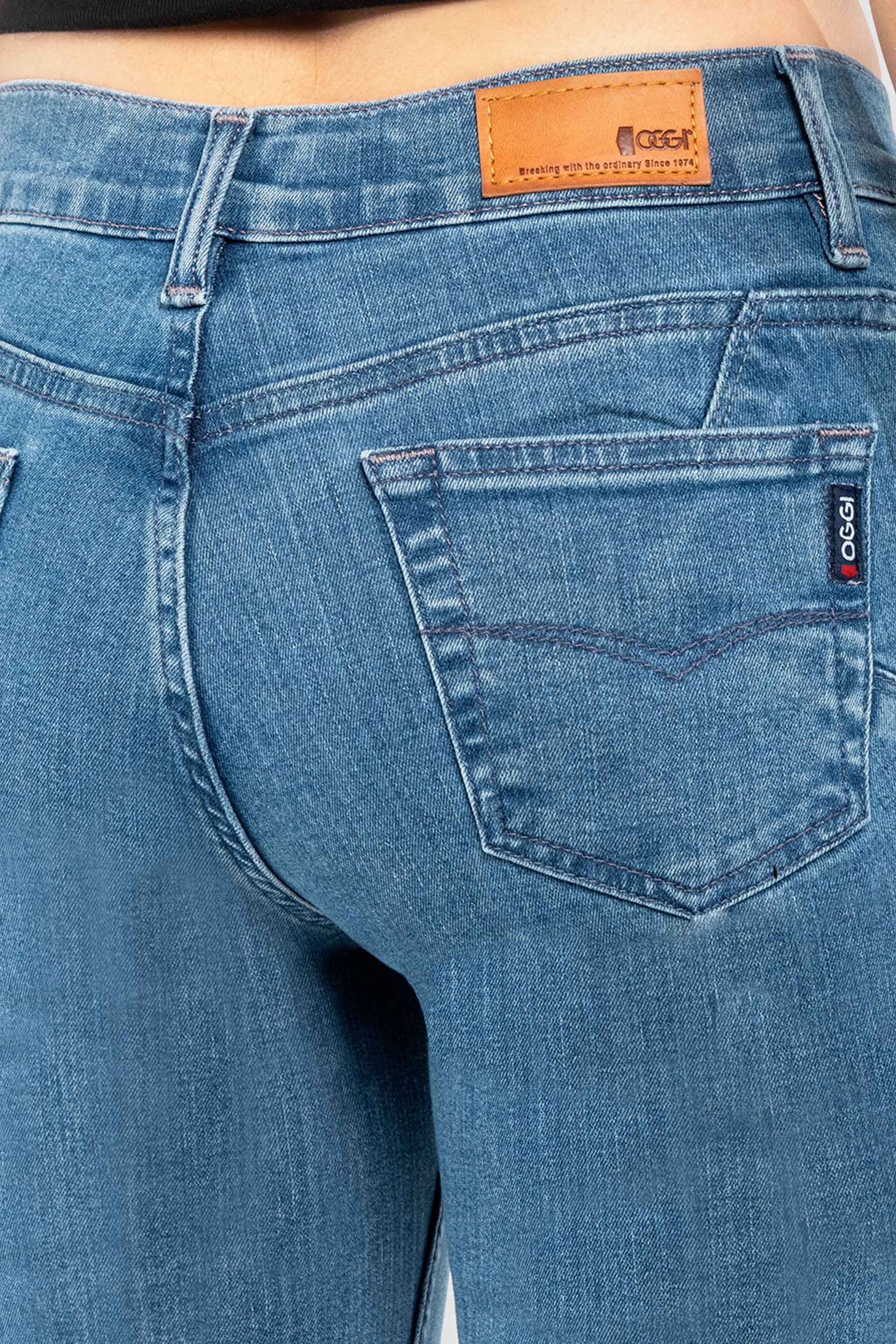 Yess Pantalones Oggi Jeans Mujer Pantalón Mezclilla Strech Corte