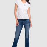 Jeans Boot Cut Azul para Mujer - Yess