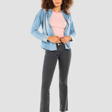 Jeans Mujer Mezclilla Stretch Yess Boot Cut Ivy Oggi